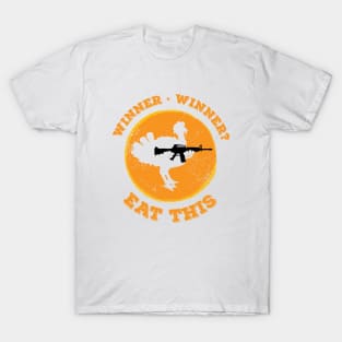 PUBG winner winner eat this armed chicken T-Shirt